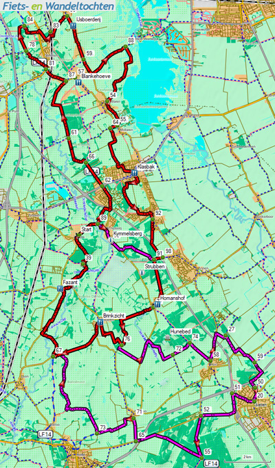 Knooppunten route Zeegse